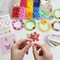 Friendship Bracelet Making Kit, Kandi Pony Beads for Jewelry Making, Hair Beads Braids with Letter Beads and Charms Gifts for Teen Girls Crafts for Girls Ages 8-12 (15colors 1box)